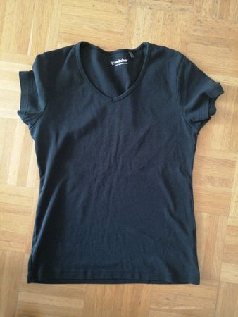 Schwarzes Damen T-Shirt von Switcher, Grösse L!