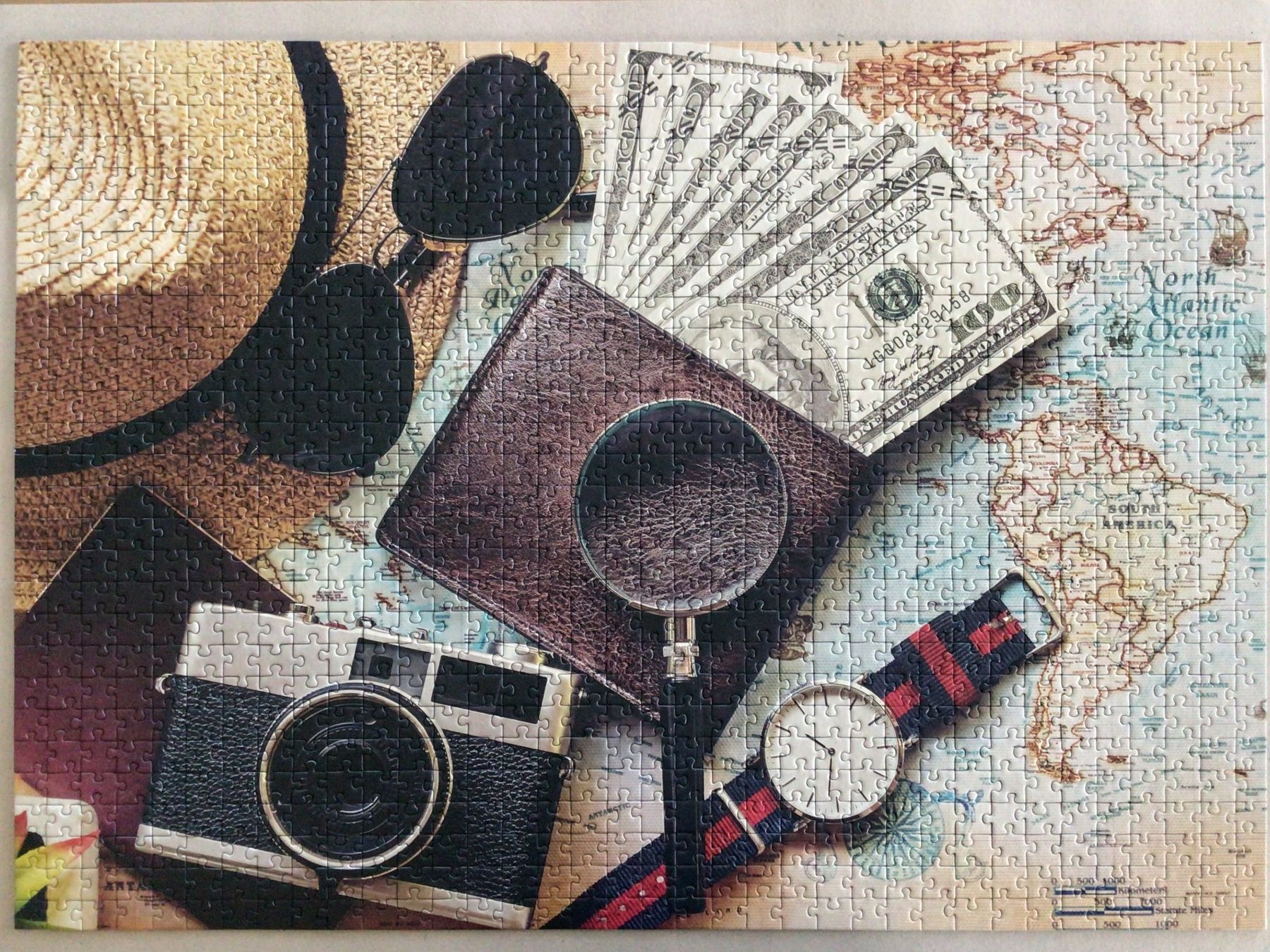 Puzzles: Puzzle Time to travel 1000Teile – D'occasion à Wagen par papai1 2