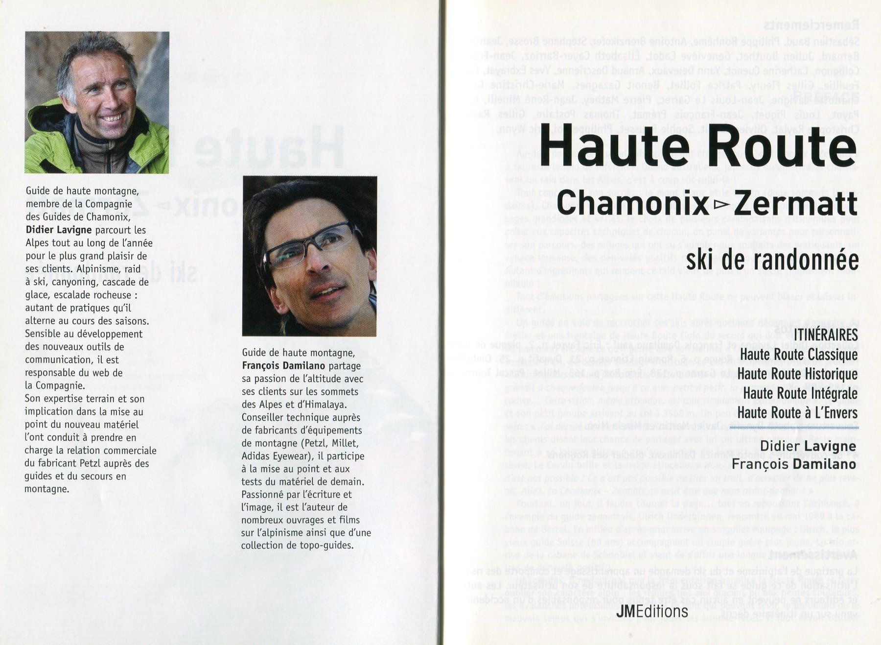 Bücher: HAUTE-ROUTE :  Chamonix > Zermatt et V.V. – Gebraucht aus Les Avants von soyouz63 1