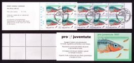 1997_J345_Pro Juventute_MARKENHEFT «STICHLING» komplett ! ET