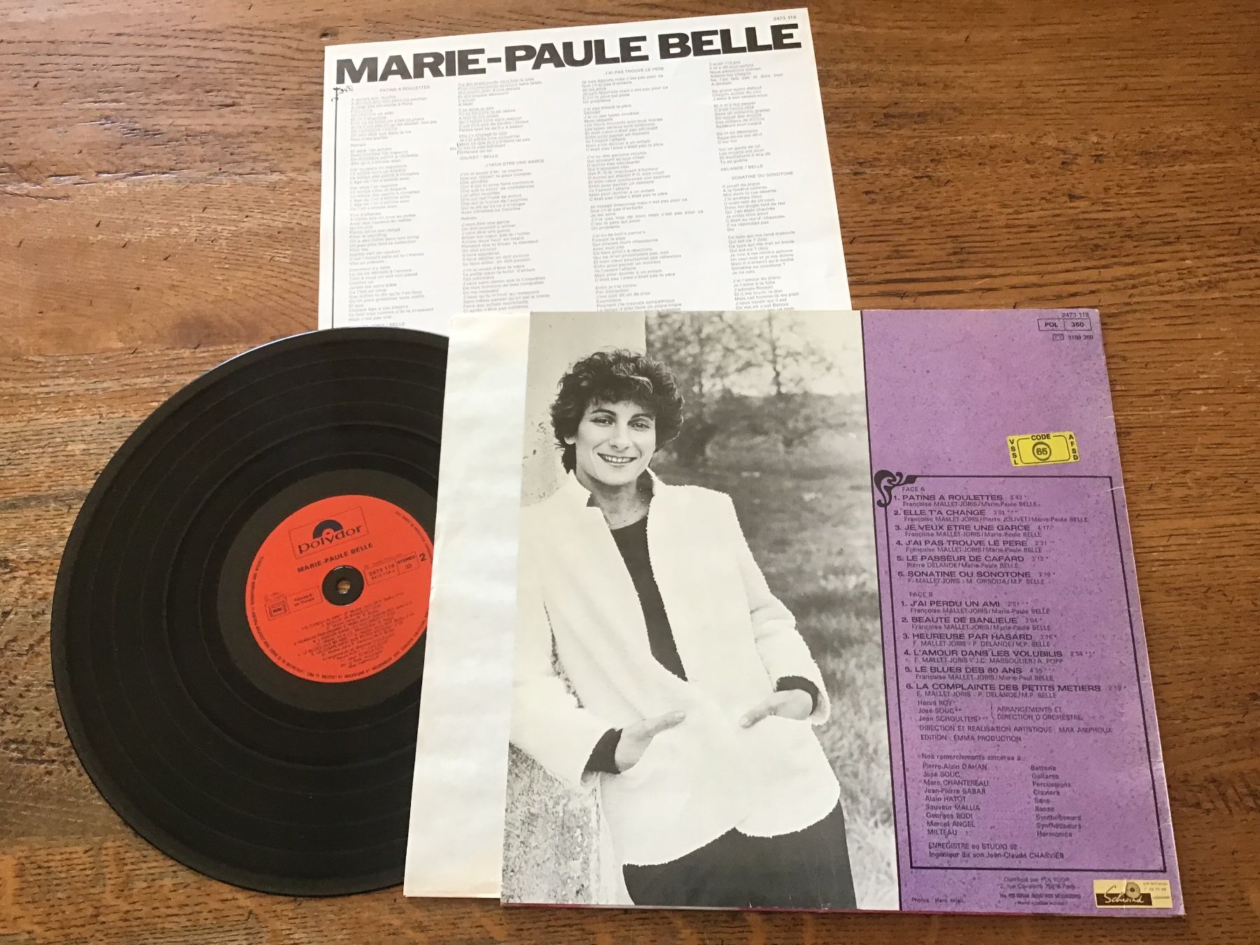 Dischi in vinile: LP Marie-Paule Belle 8 (insert) – Usato da Fully venduto da Ruby97 1