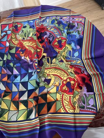 TiuoLauri,Reine SeidenTuch Gereinigt TopVon Nichtrauch 85x85