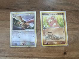 Pokémon Cards - Spearow , Exeggcute