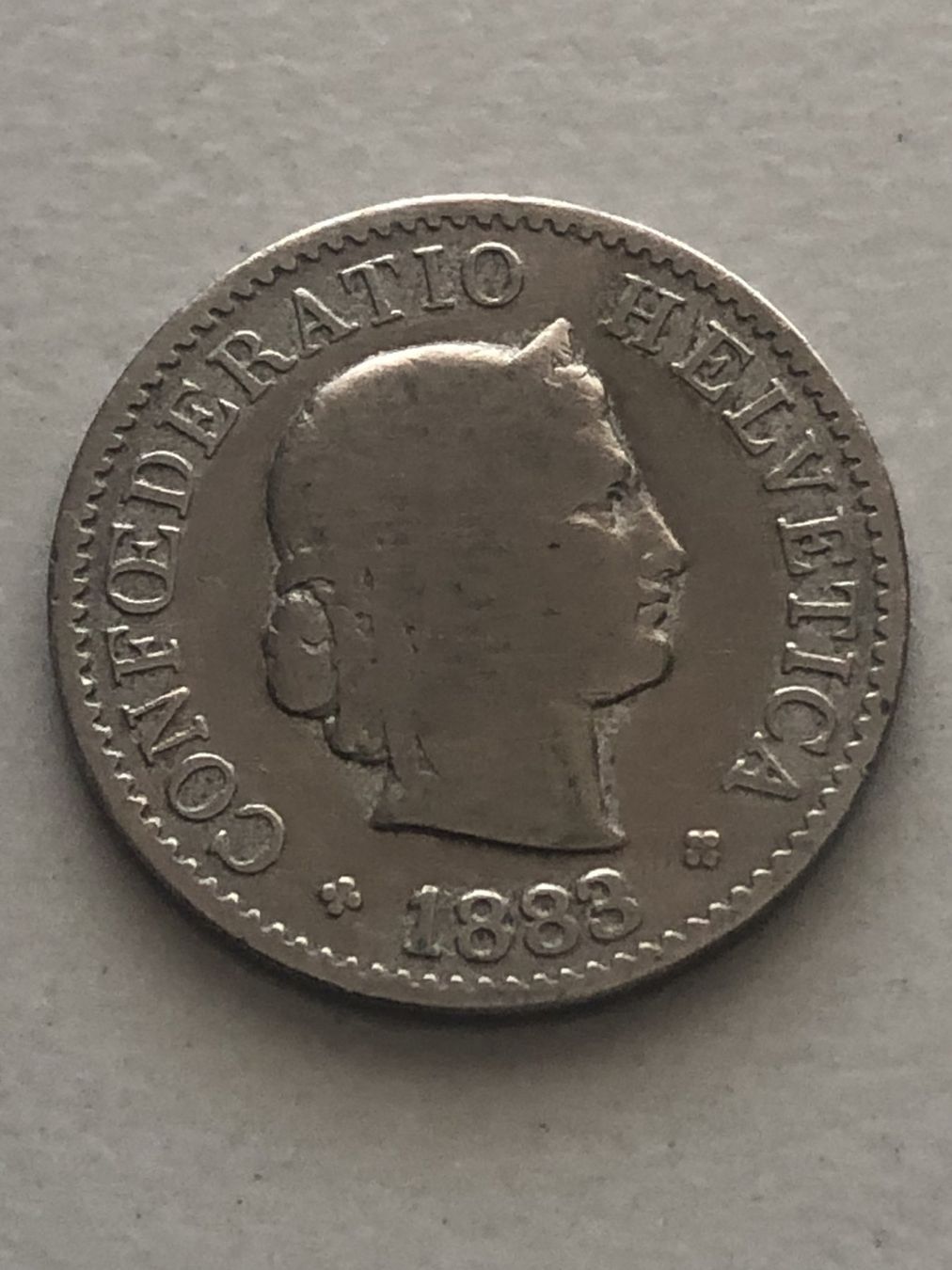 Tutti le monete: Abart ??? 5 Rp. 1883 – Usato da Schötz venduto da Odpa 2