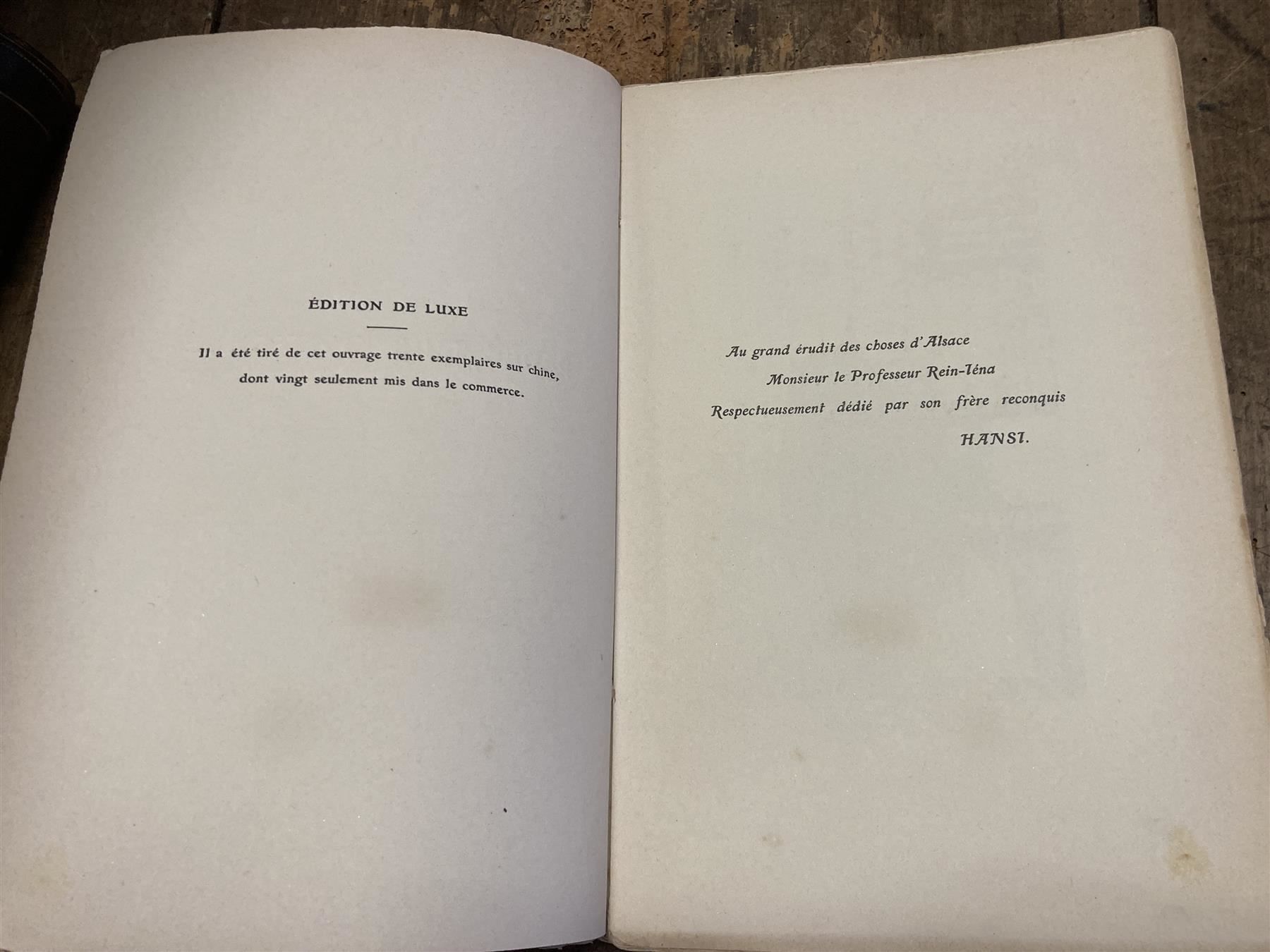 Libri: 1913 Professeur Knatschké Hansi – Usato da Bern venduto da Jwpm66 1