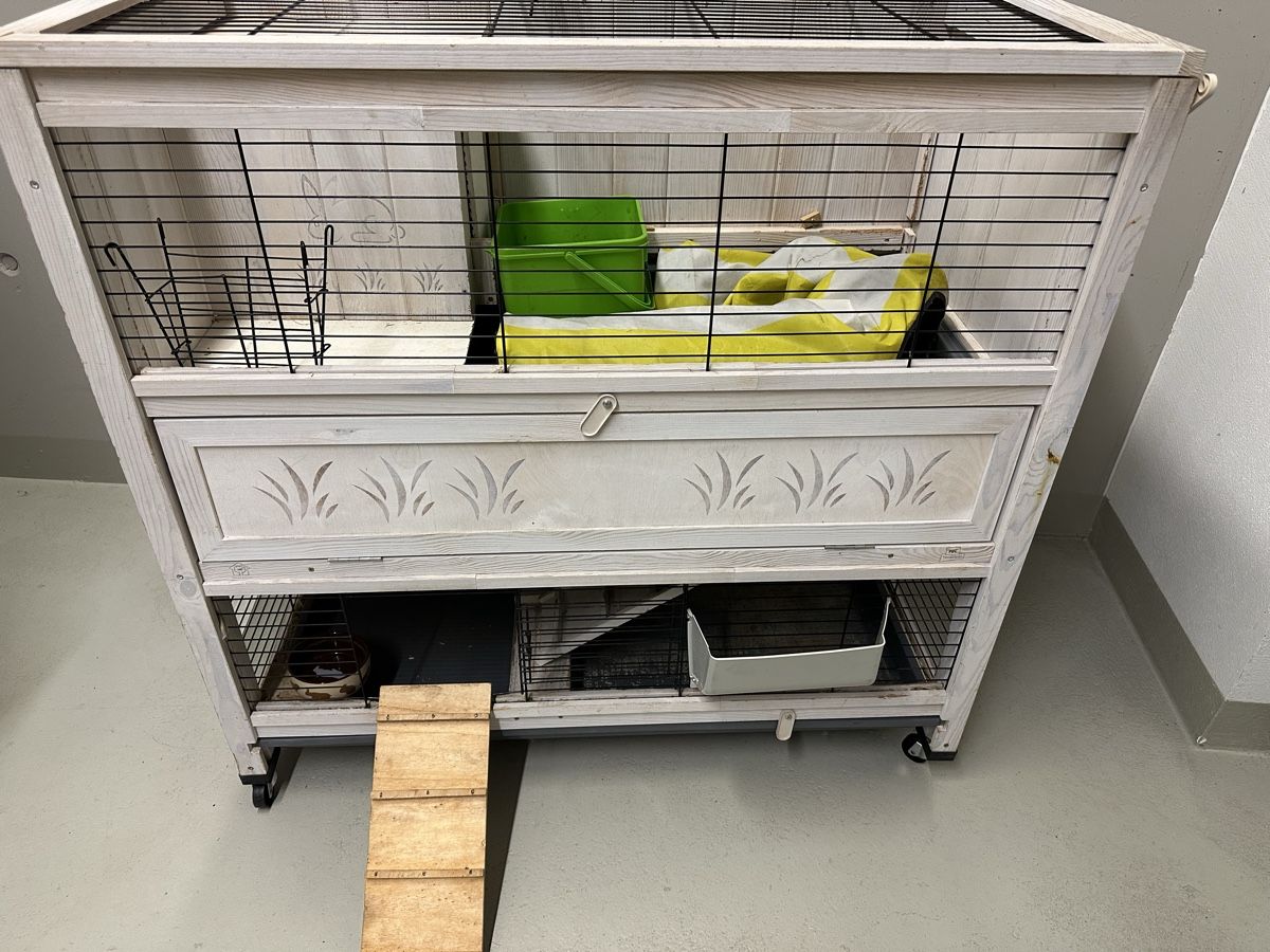 Cages, transport & sécurité: Hasenvilla 2 stöckig – D'occasion à Rapperswil SG par kamost
