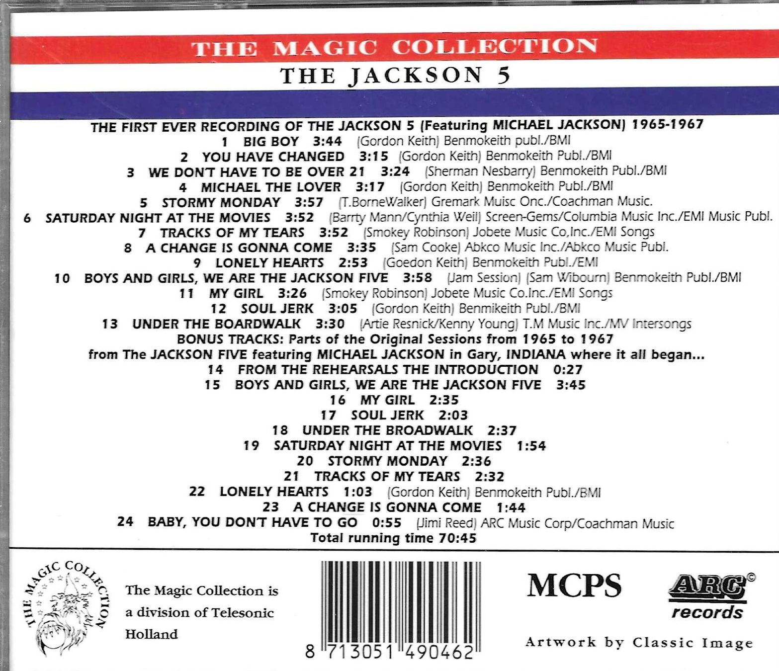 CDs: The Jackson Five Featuring Michael Jackson - 1965-67 – Gebraucht aus Savagnier von Ne2065 1