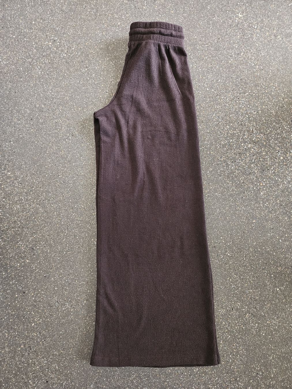 H&M Pantalons: H&M Basic Hose, Grösse XXS, weites Bein Braun – Neuf (Voir description) à Anwil par tamoos 1