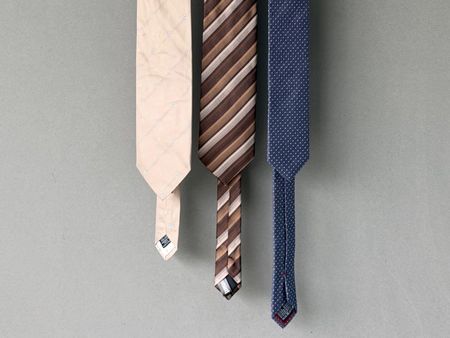 3er Set Herren Krawatten, Top Zustand, Seide/Baumwolle