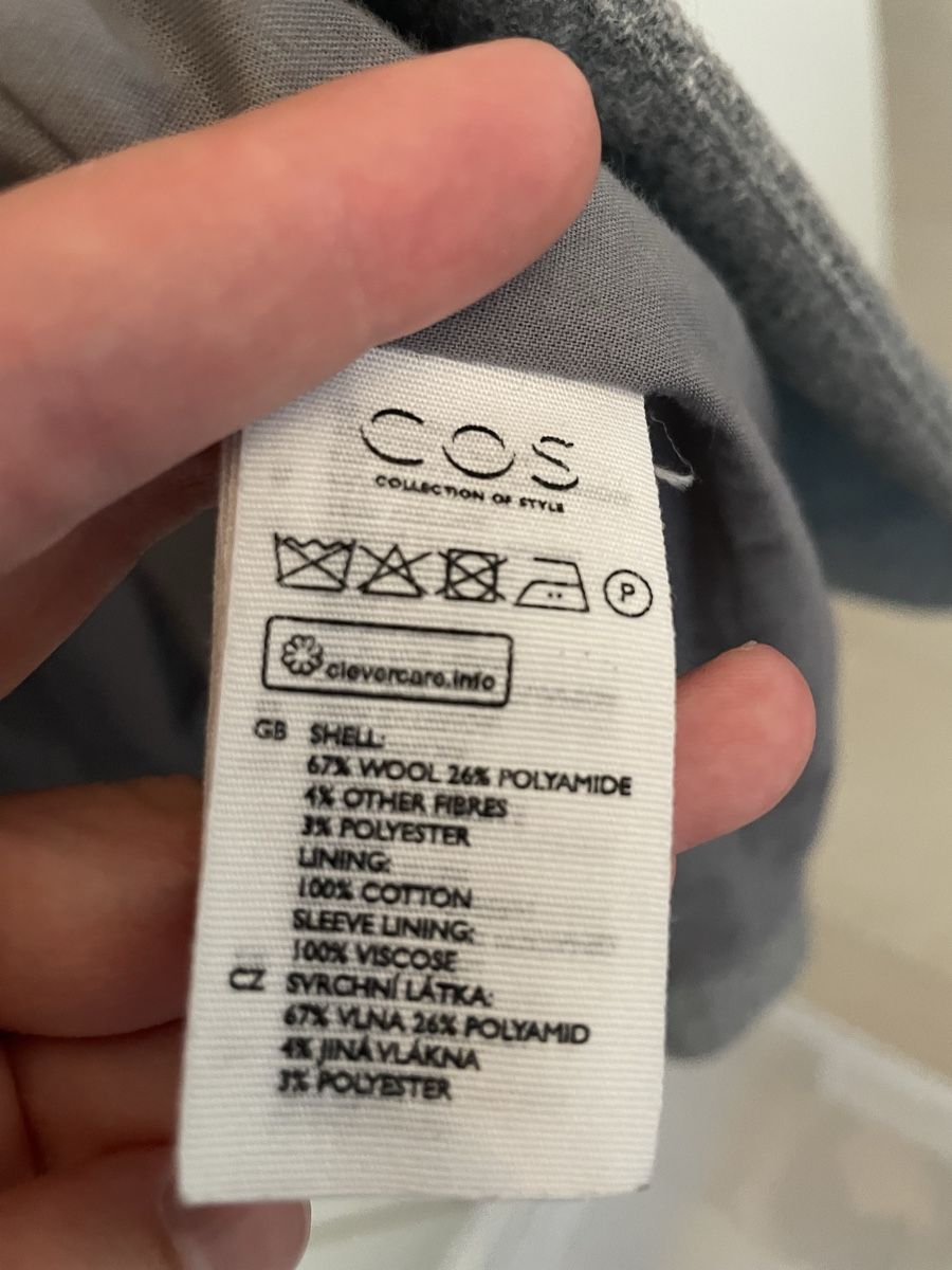 Cos Cappotti: Wollmantel COS Grau, Damen Gr. 36 – Usato da Zürich venduto da lisaka2205 3