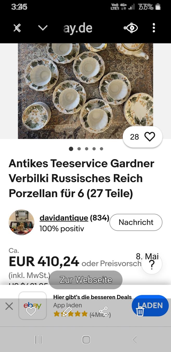 Geschirrsets: kaffee-Service.Russia – Neu (gemäss Beschreibung) aus Schattdorf von epp_db95 9