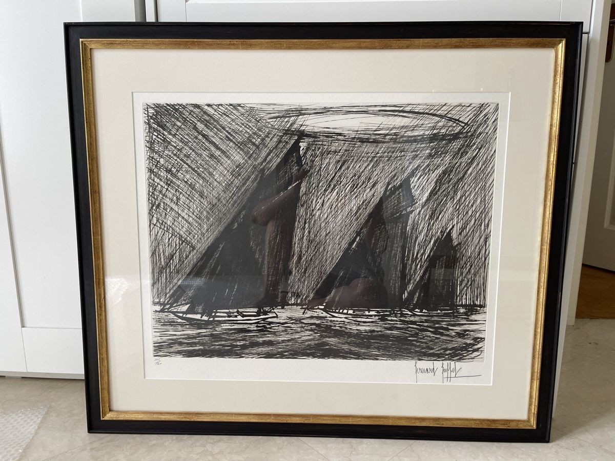 Dipinti: Bernard Buffet pointe sèche – Usato da Genève venduto da jos_fm7m 1