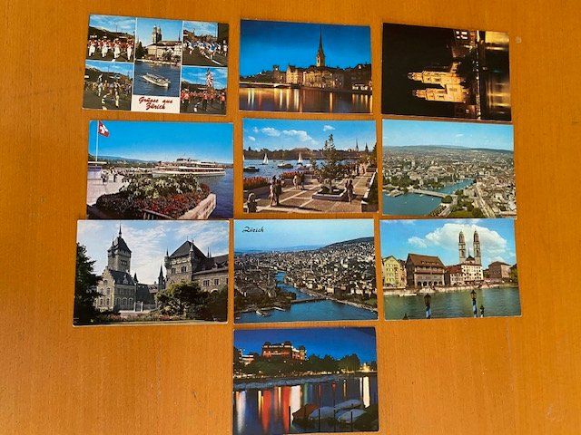 Cartoline postali: AK-PPC 10 Postkarten "Zürich" [101] – Usato da Zürich venduto da Bertronics
