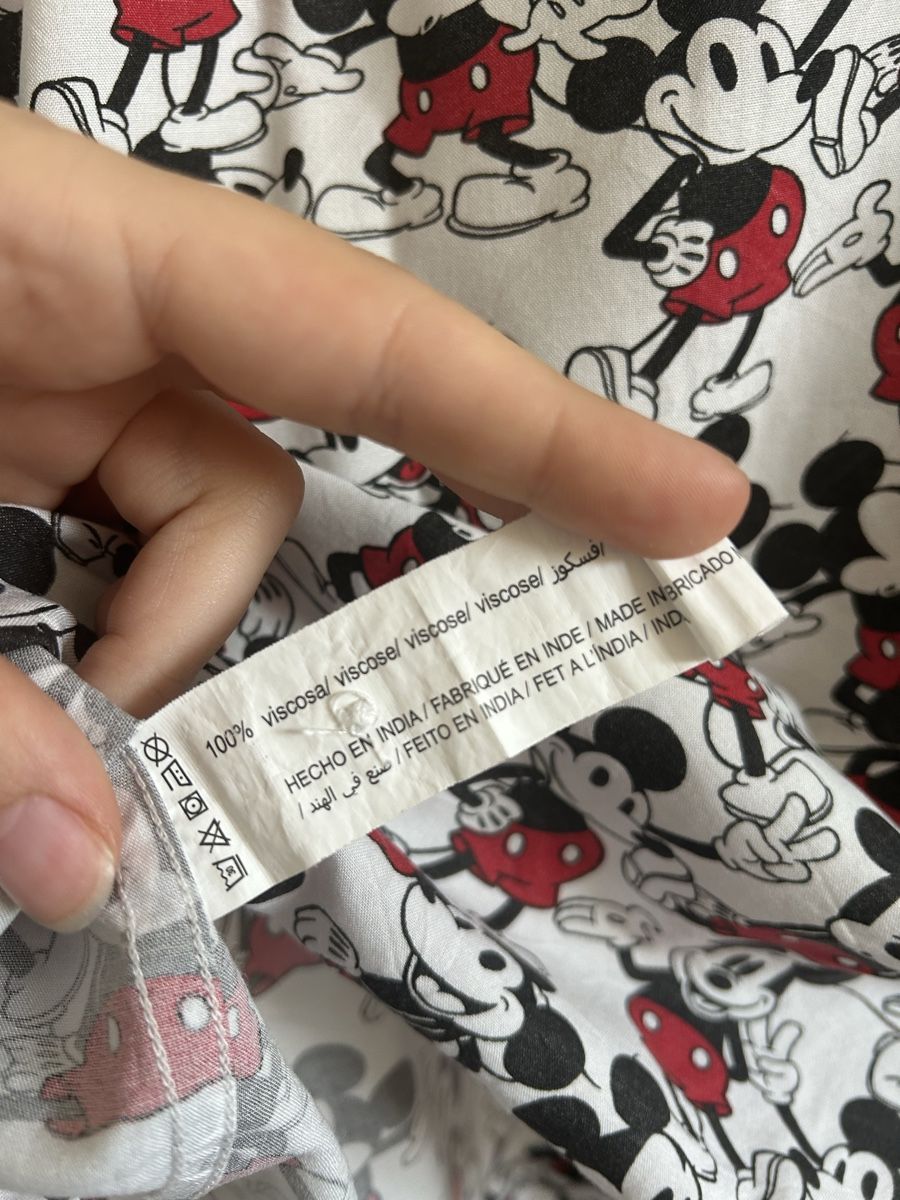 Disney Camicie: Mickey Mouse Hemd Grösse M Lefties – Usato da Uster venduto da xBeccax 3