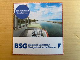 Gutschein 20% Bielersee-Schifffahrt