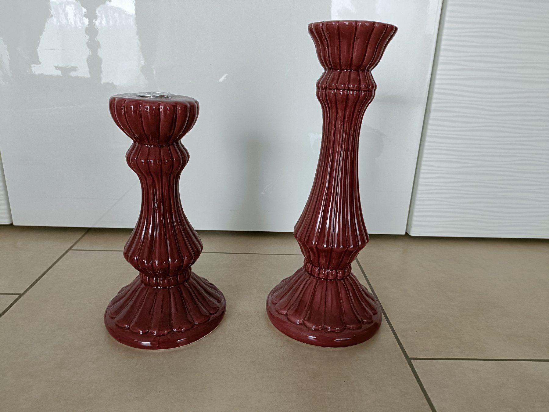Tutte le decorazioni: Depot Kerzenständer / Kerzenhalter bordeaux – Nuovo (secondo la descrizione) da Rickenbach b. Wil venduto da Beautiful.Things 1