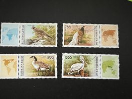 Burkina Faso 1996 Peacock Goose Pelican Serie gest. (D164)