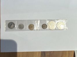 (2945) Burgdorf Notgeld, komplette Serie 1Rp. -5Fr.