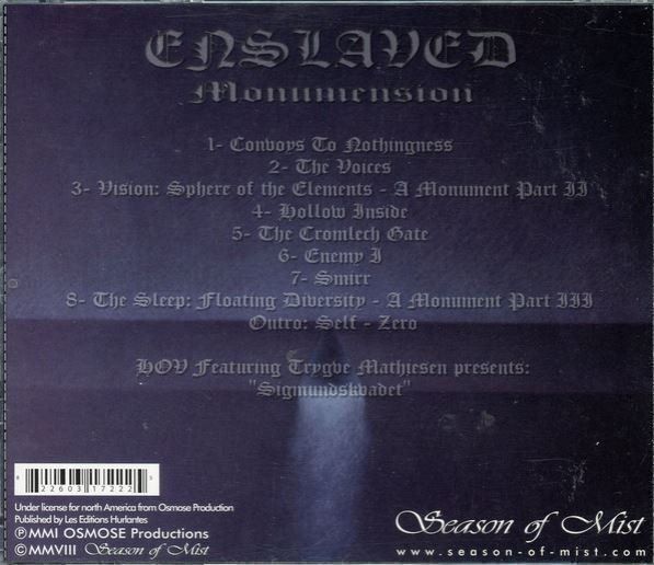 CD: Enslaved - Monumension – Usato da St-Cergue venduto da VeganWarrior 1