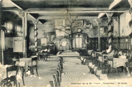 St. Imier   BE  -   Intérieur BRASSERIE "TERMINUS"   um 1914