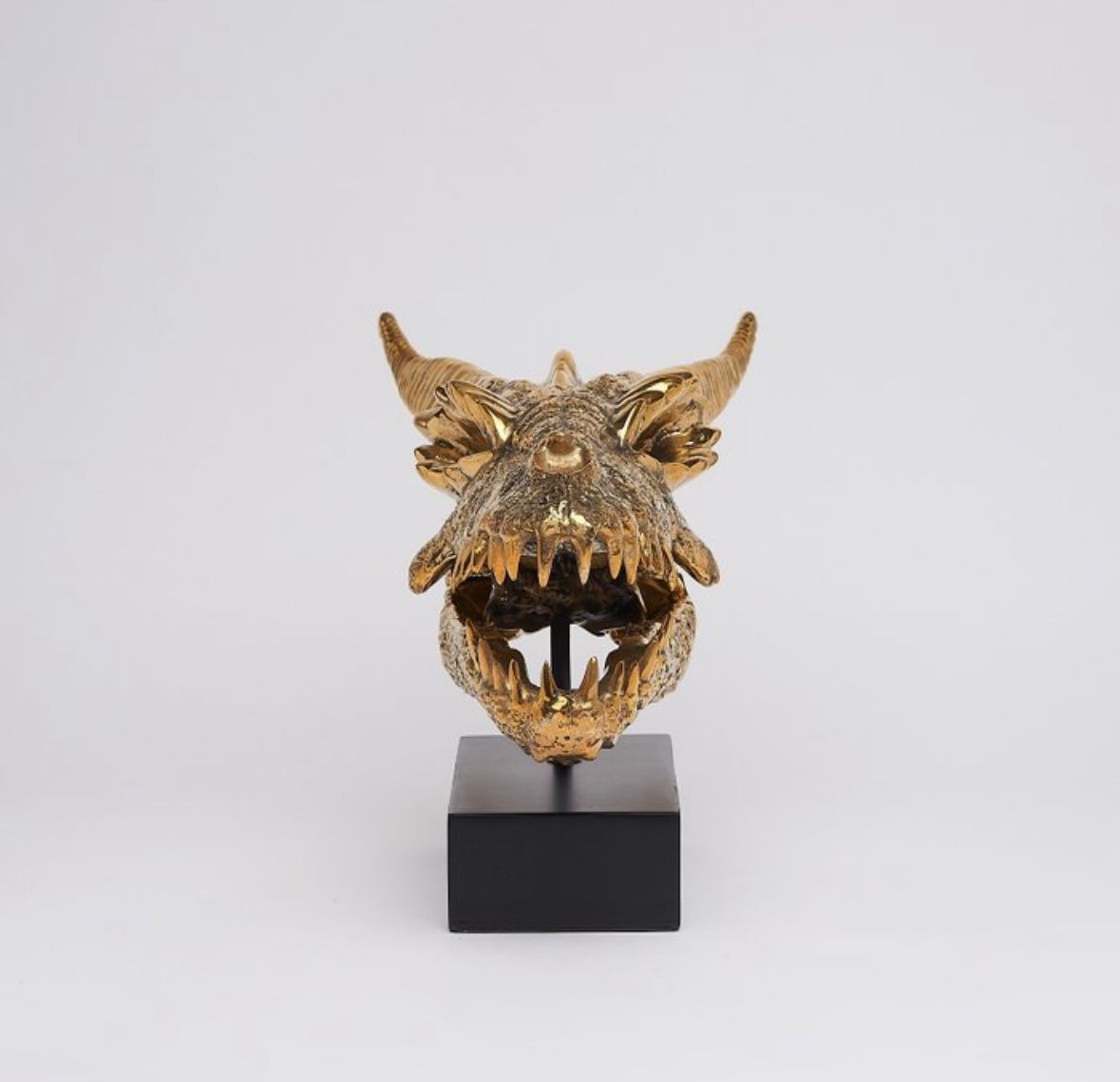 Sculture & Statue: Crâne de dragon en bronze – Nuovo e nell'imballaggio originale da Biel/Bienne venduto da Dragonpandora 2