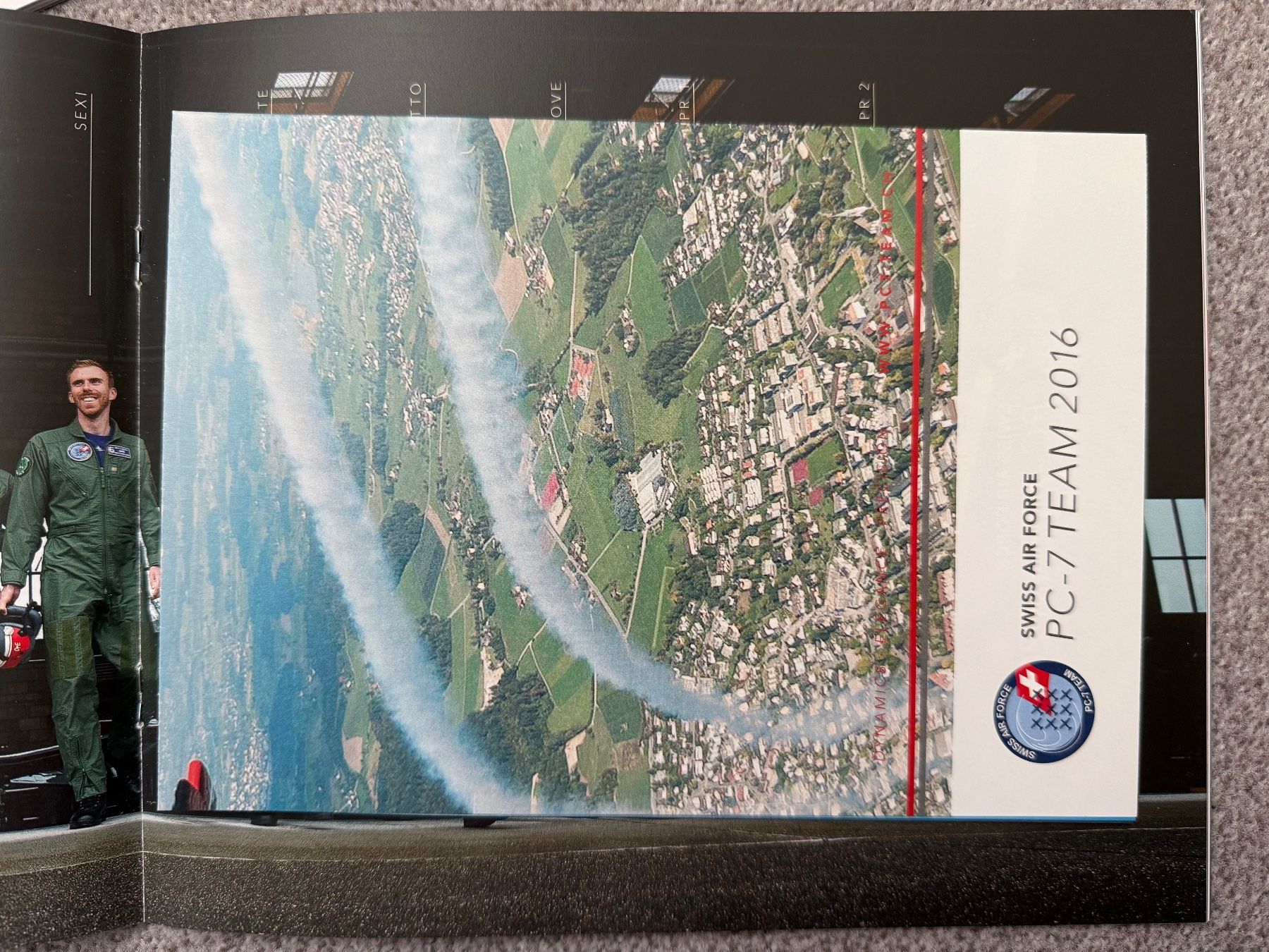 Schweizer Armee Documenti: 6 Prospekte PC7-Team (2013-2017) - Schweizer Luftwaffe – Usato da Brütten venduto da Hst1 2