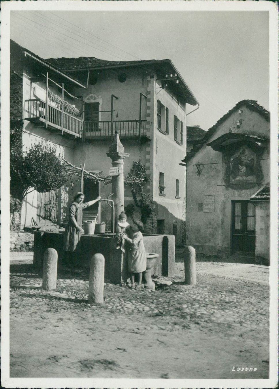 Cartoline postali: Losone – Usato da Biasca venduto da Blenio71