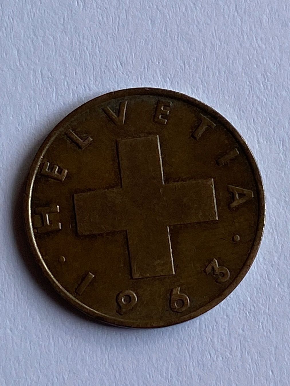 Alle Münzen: 2 Räppler 1963 HELVETIA – Gebraucht aus Stein AR von claire009 1