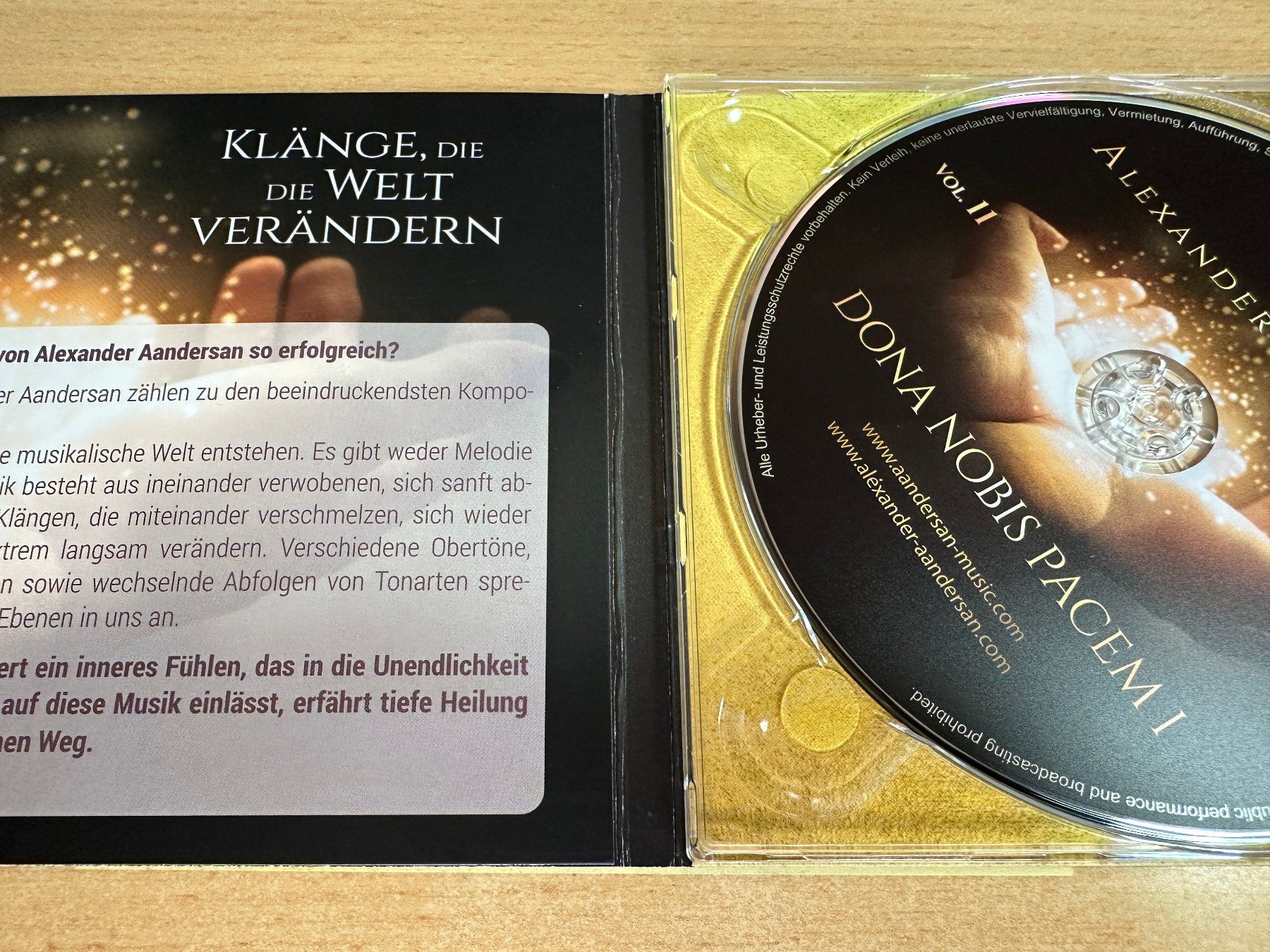CD: K0 Alexander Aandersan - Dona nobis pacem I - Vol.: 11 – Usato da Rikon im Tösstal venduto da Alpenmutz 2