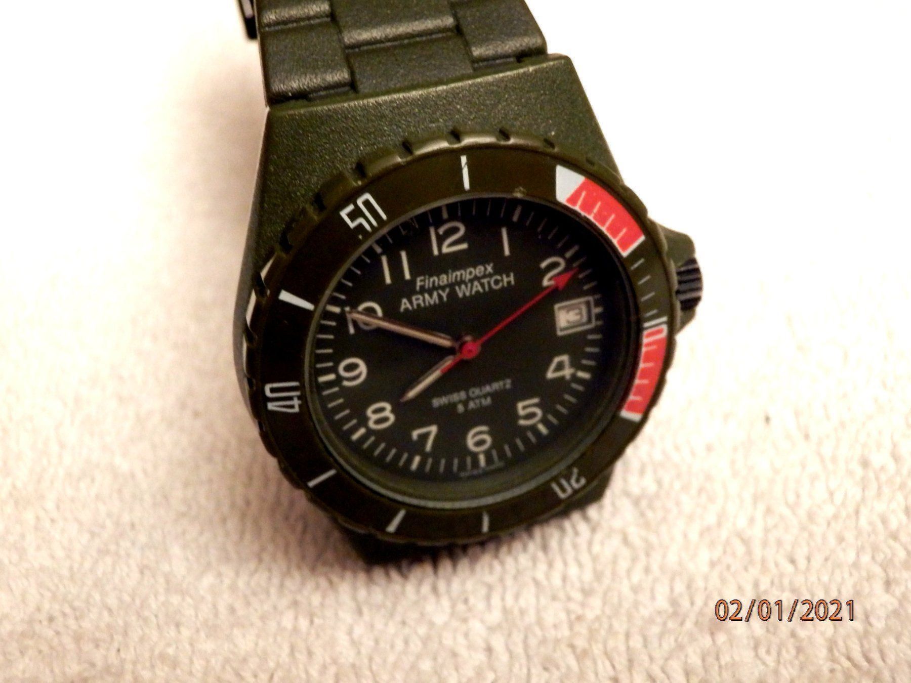 Orologi: Swiss Army Watch, Quartz, Datum, 5 ATM – Usato da Ueberstorf venduto da dinbau 7