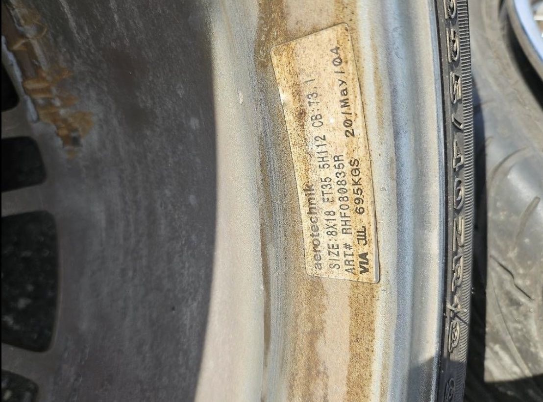 Audi Cerchioni: Felgen 18zoll 5x112 – Usato da Au SG venduto da sha_j8gw 1