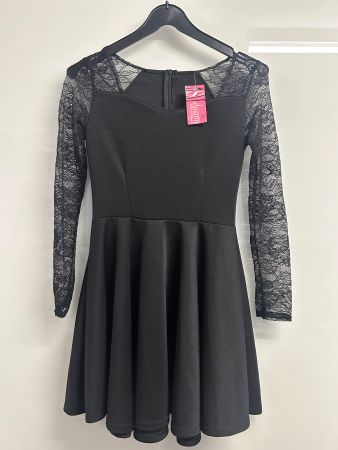 Cocktailkleid Minikleid schwarz Gr XS NEU