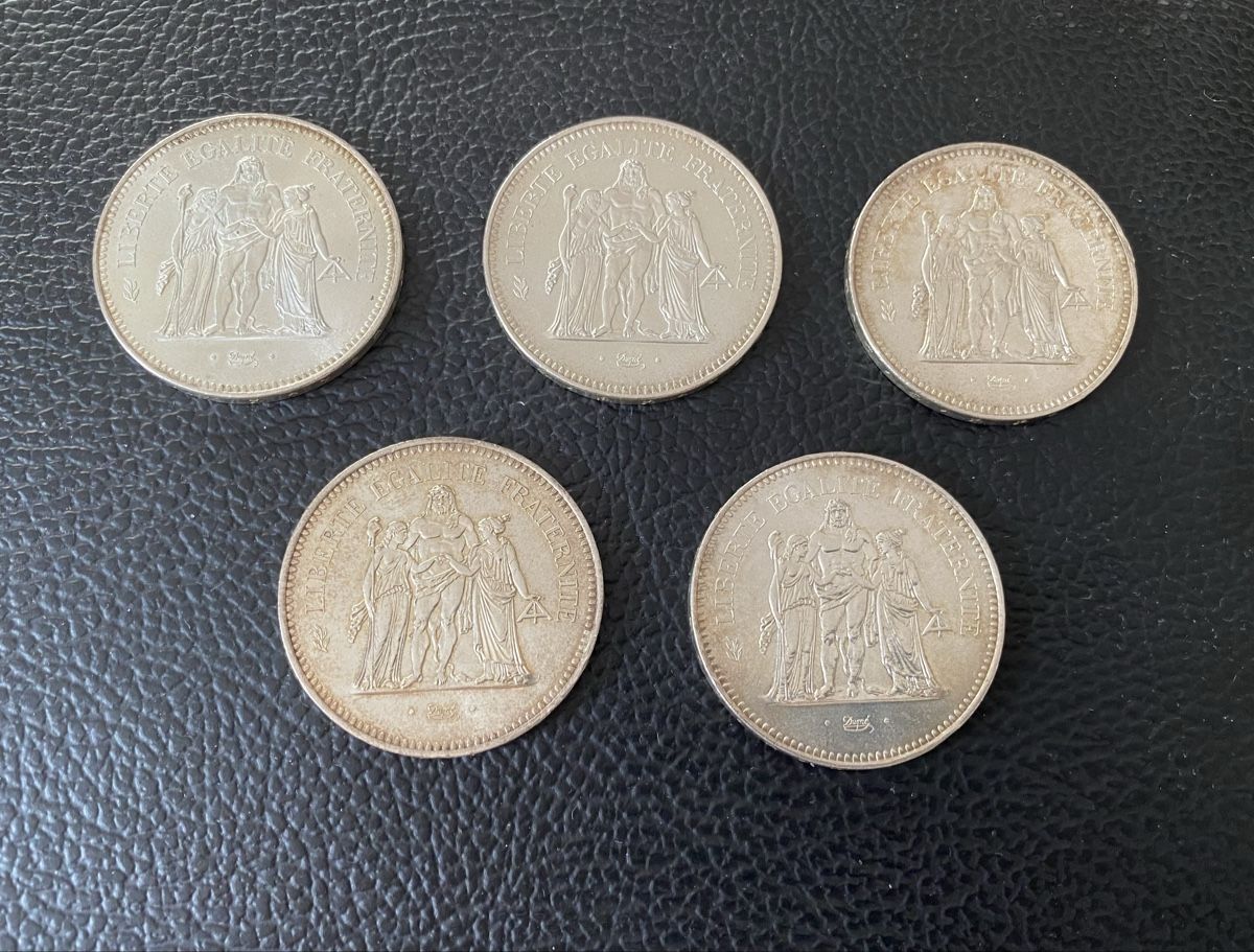 Toutes les monnaies: 50 francs Hercules:argent – Neuf (Voir description) à Genève par Mar7319 2