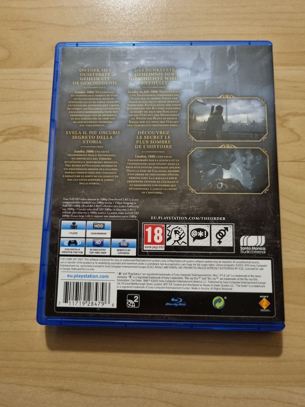 Giochi: THE ORDER PS4 – Nuovo (secondo la descrizione) da Ostermundigen venduto da ala_pt5h 1
