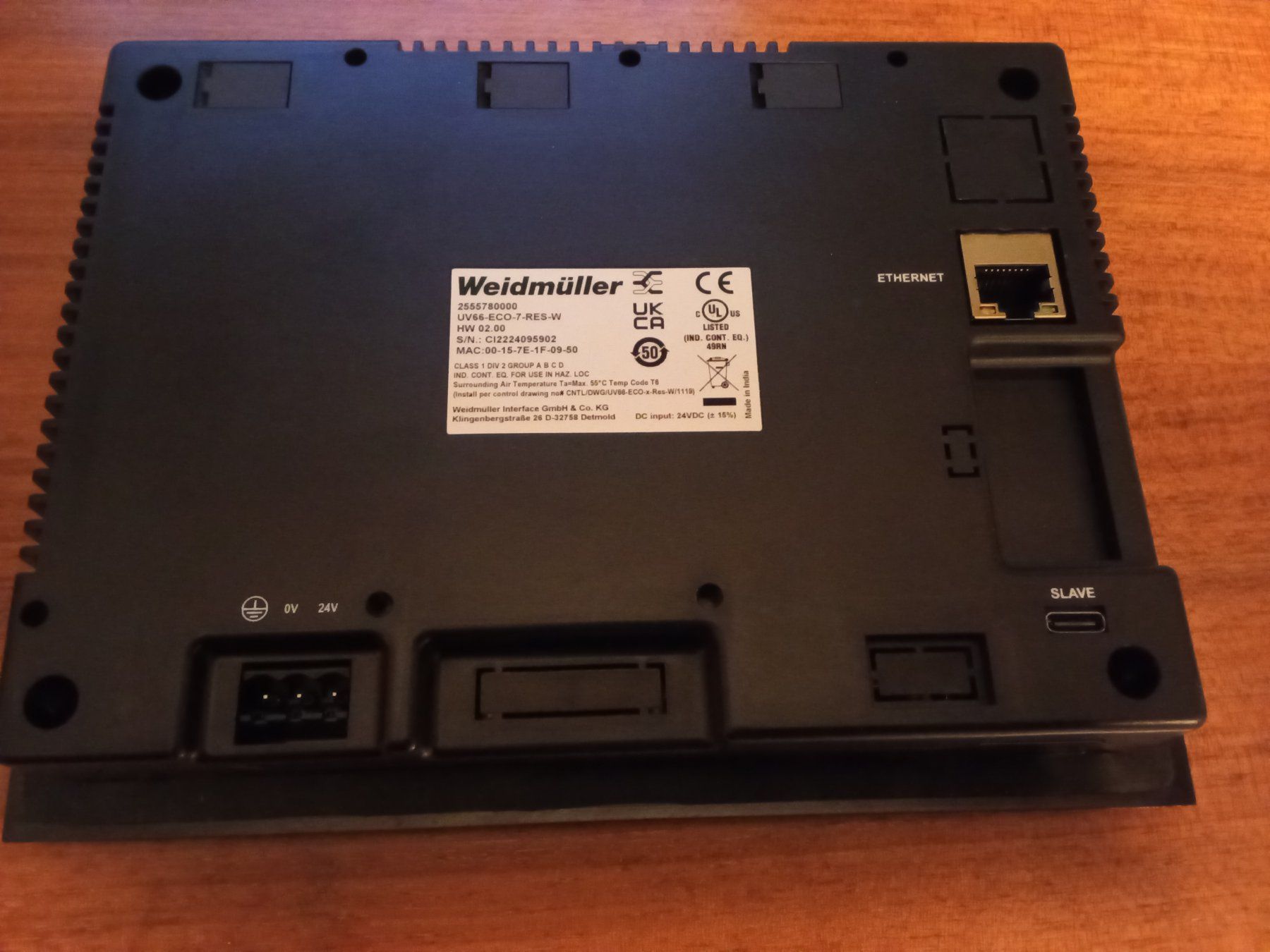 Componenti elettronici: Weidmüller SPS-Touchpanel UV66-ECO-7-RES-W – Nuovo e nell'imballaggio originale da Siblingen venduto da Jayuah 4