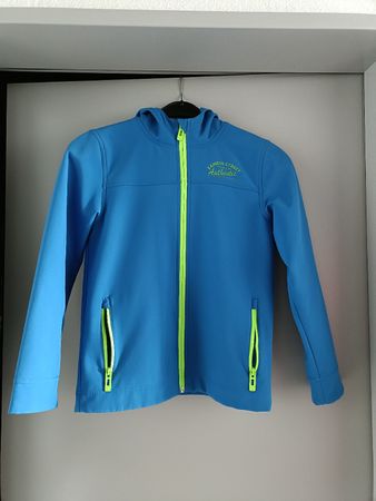 Softshelljacke in blau Grösse 152, gut erhalten