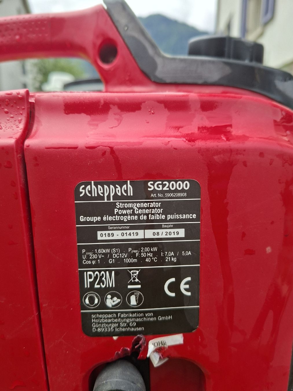 Scheppach Stromgeneratoren: Stomgenerator Scheppach – Gebraucht aus Altdorf UR von stefanm64 2