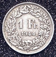 Münze CH Silber "1944" Sammlerstück