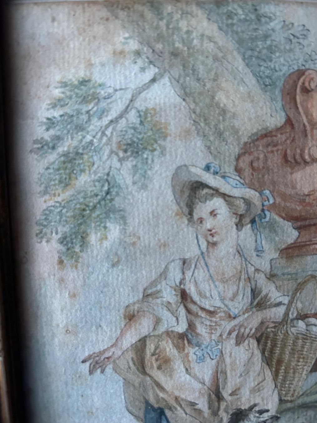 Gemälde: Aquarelle pastorale XVIIIème – Gebraucht aus Auvernier von raphirapho 3