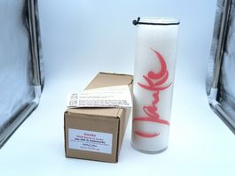SIGN Kerze "Danke" aus 100% Palmwachs im Glas | OVP