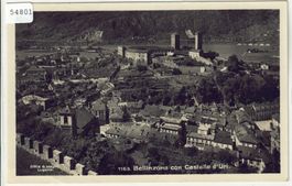 Bellinzona con Castello d'Uri