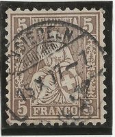 EINSIEDELN 15.10.77 auf Zu#30 Mi#22 Vollstempel [2B6]