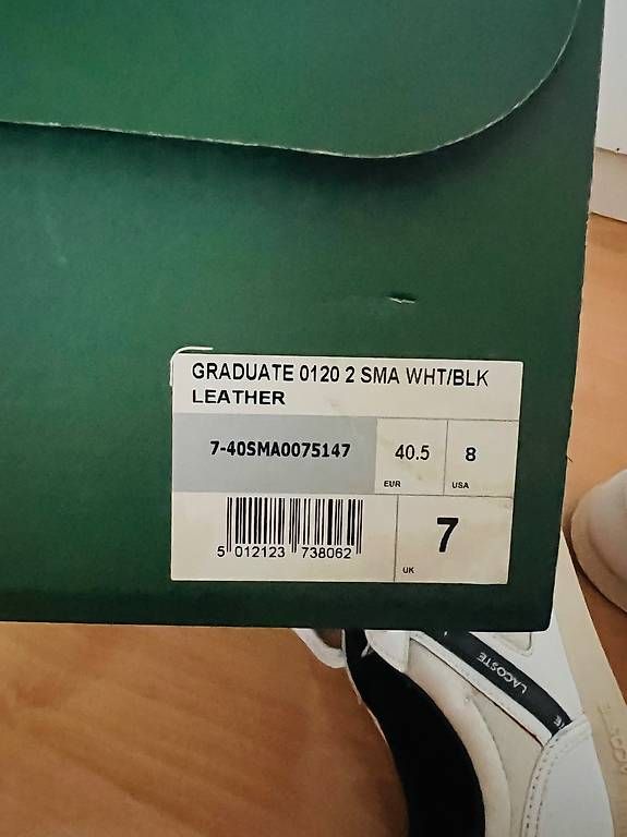Scarpe da uomo: Lacoste chaussures t 40,5 ou 7  – Usato da Morges venduto da sla_vm75 1
