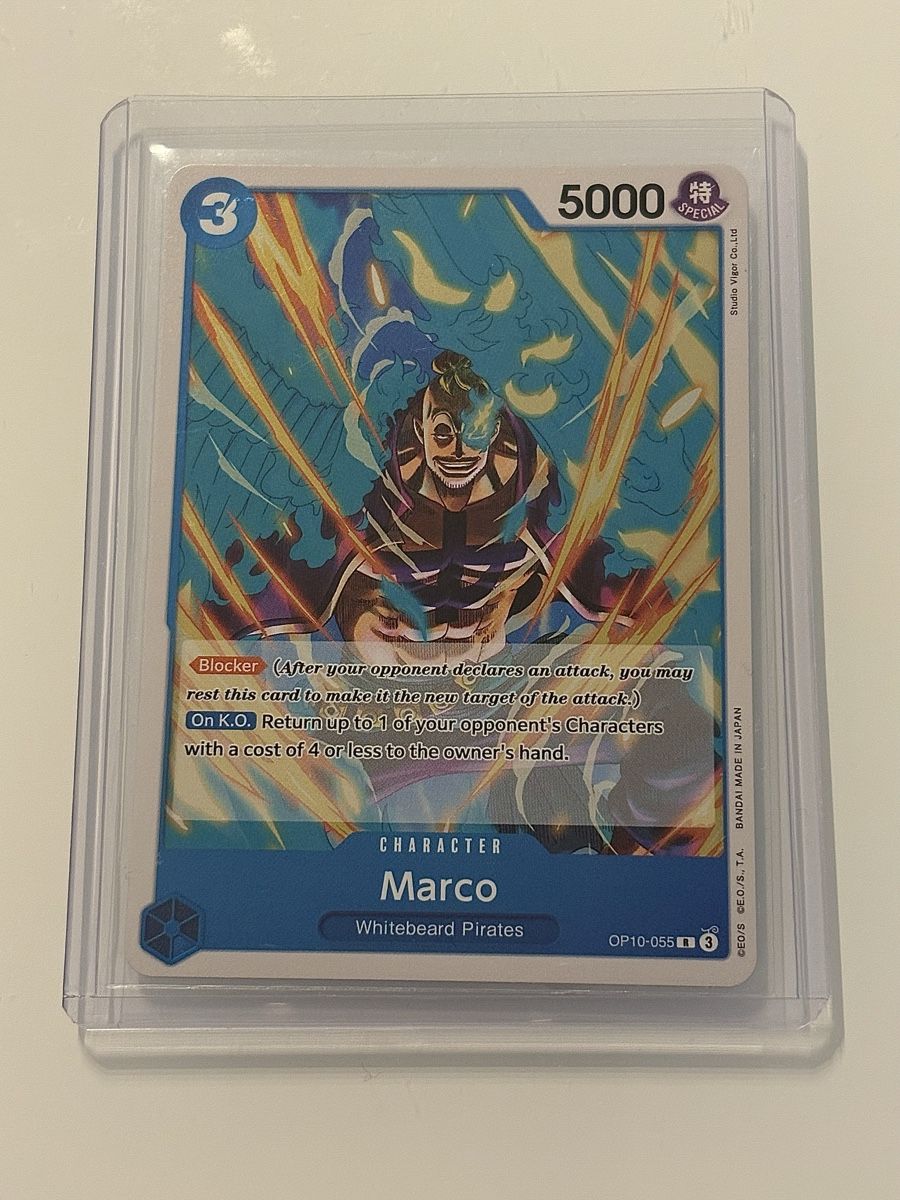 Bandai Carte collezionabili: One Piece TCG - Marco OP10-055 – Nuovo (secondo la descrizione) da Pieterlen venduto da Mira_o7