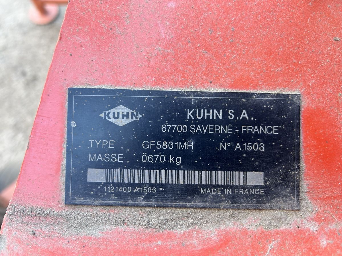 Alle Maschinen: Kuhn GF5801MH – Gebraucht aus Einsiedeln von mih_22tr 1
