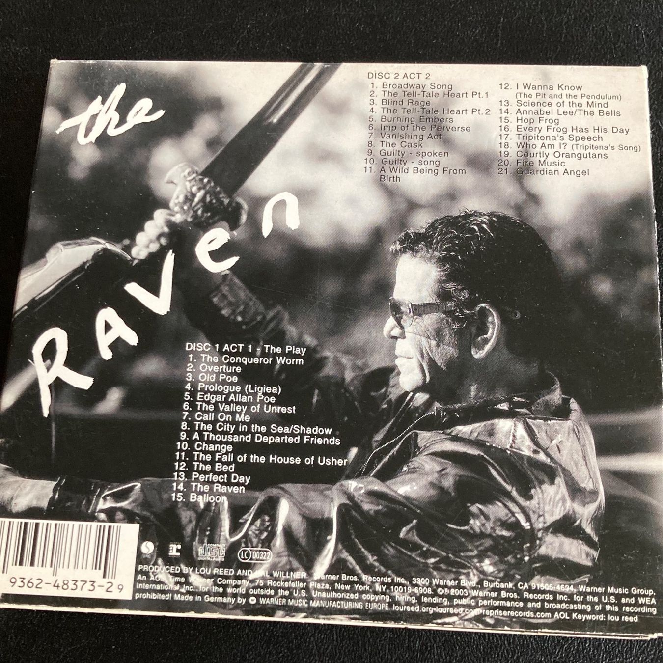 CD: Lou Reed - The Raven, 2CD – Usato da Bern venduto da Ntsamina 1