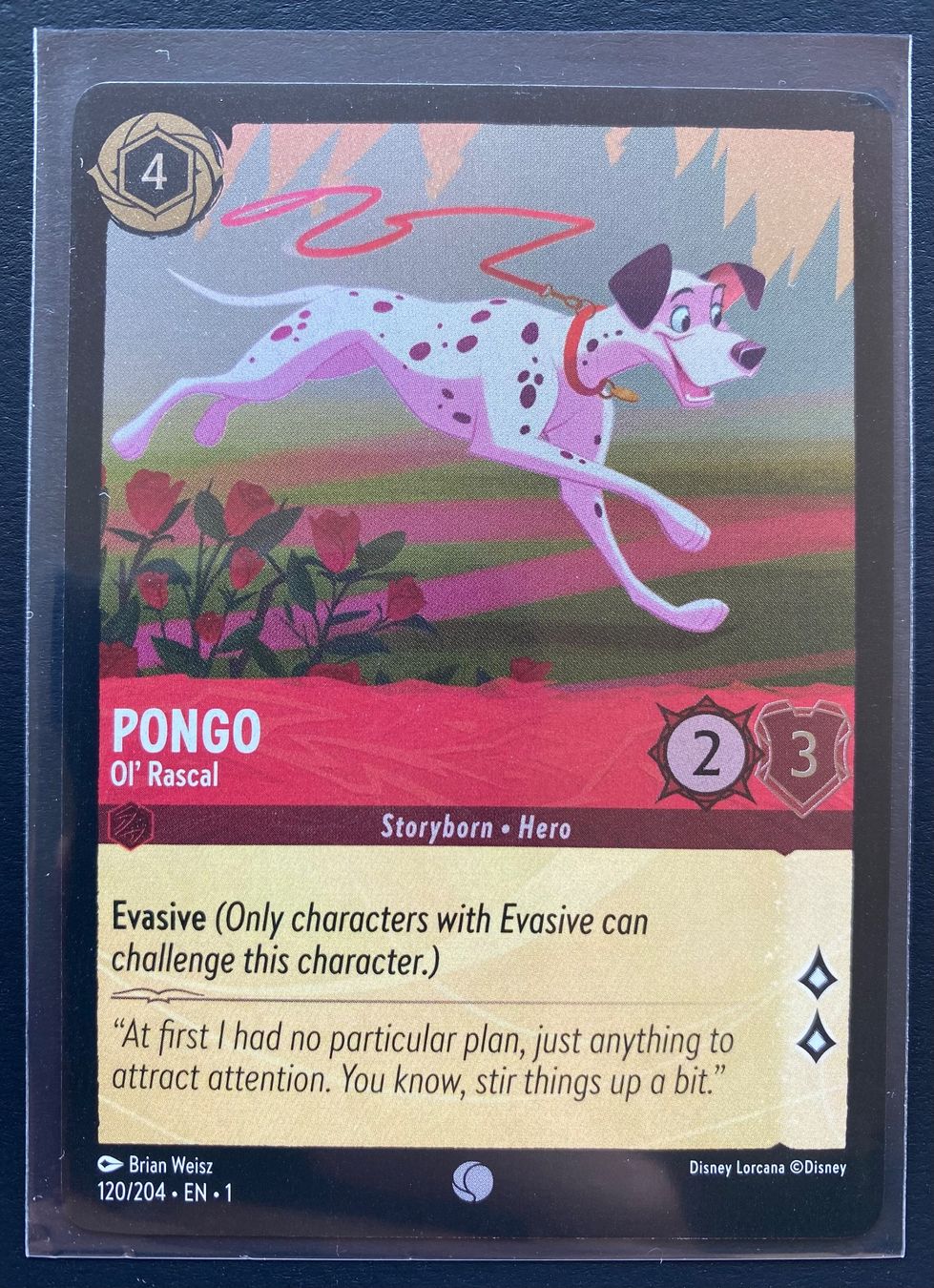 Disney Carte collezionabili: Lorcana FOIL PONGO 120/204 EN-1 Common – Usato da Lugano venduto da VlaseCard