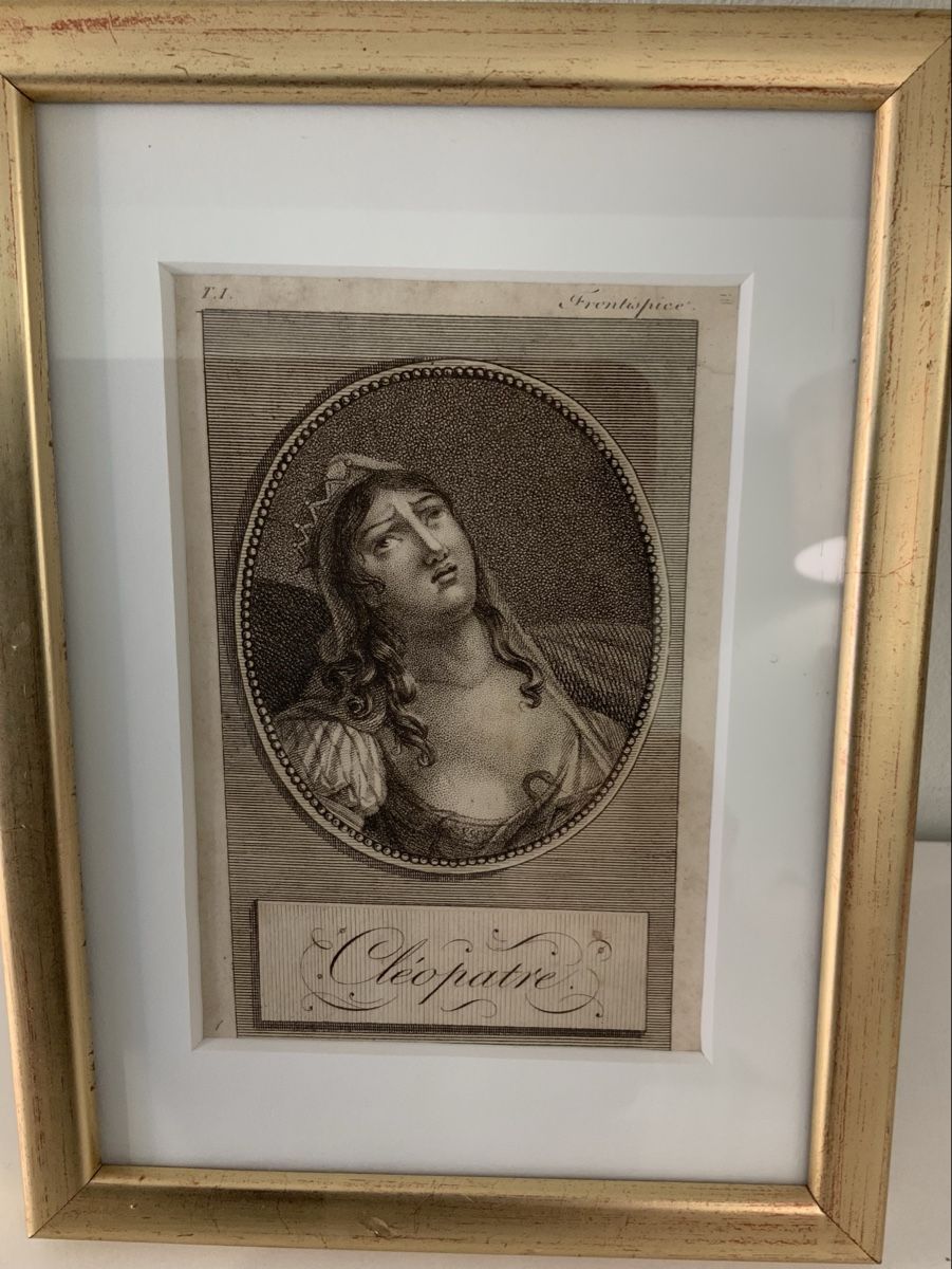 Stiche: Gravure, portrait de Cléopatre – Gebraucht aus rolle von Tontonjulot 5