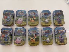 10x Ascended Heroes Mini Tin 🇬🇧 ARTset Sealed