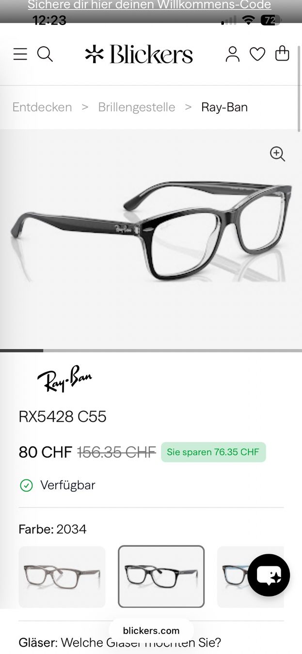 Brillen & Gläser: Ray-Ban Brille – Gebraucht aus Bern von KevinPrs 3